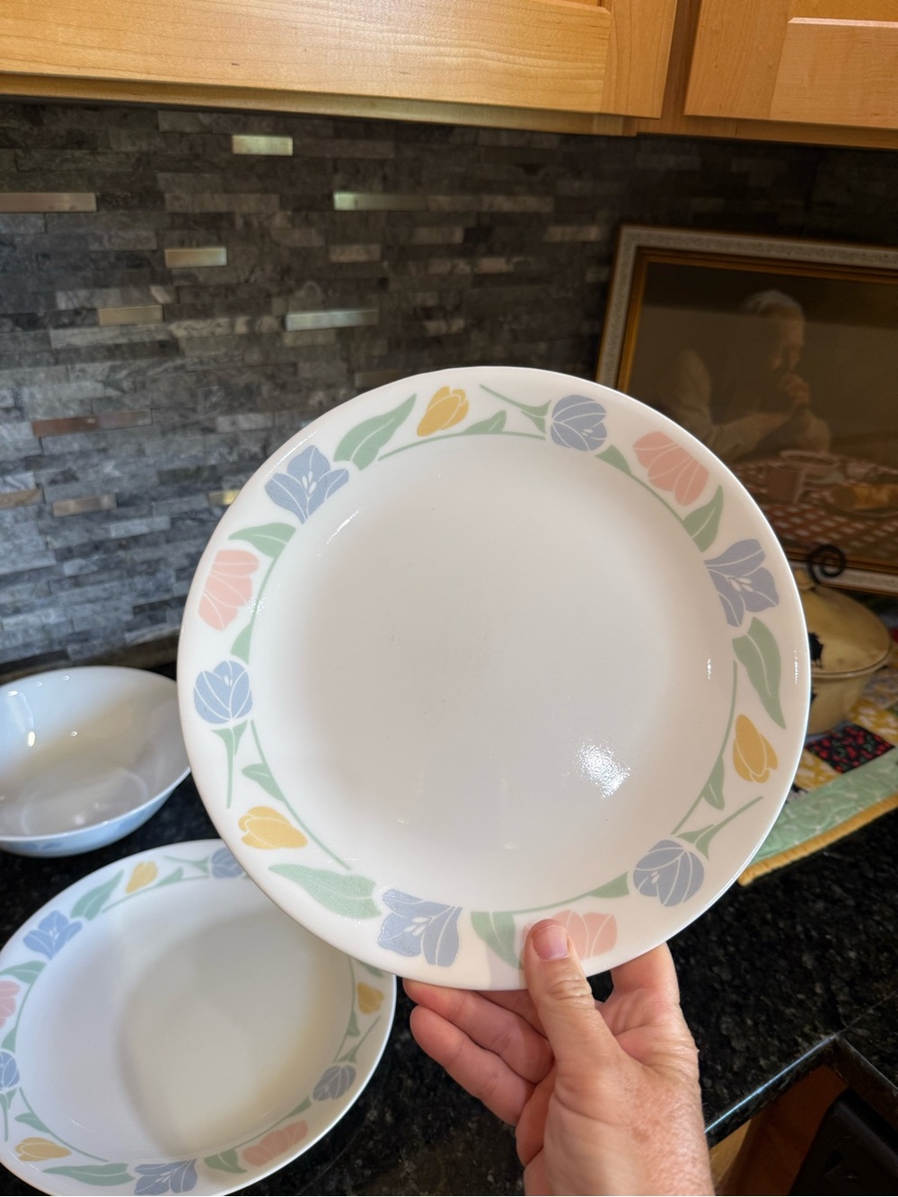 Vintage Cottage Core Friendship Corelle 10 Piece Dinnerware Set